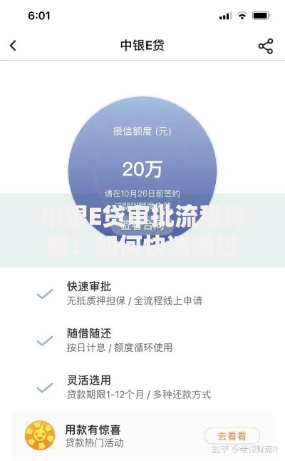 中银E贷审批流程详解：如何快速通过审核？