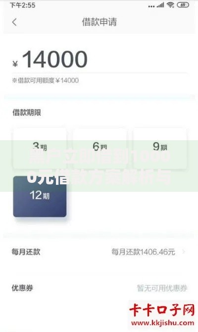 黑户立即借到10000元借款方案解析与渠道风险分析