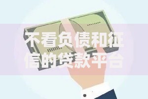 不看负债和征信的贷款平台有哪些？这些渠道值得关注