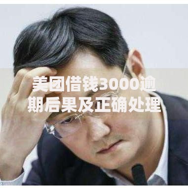 美团借钱3000逾期后果及正确处理方式