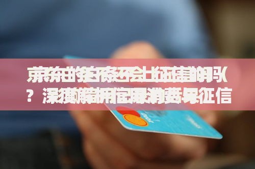 京东的白条不上征信的吗？深度解析信用消费与征信关系