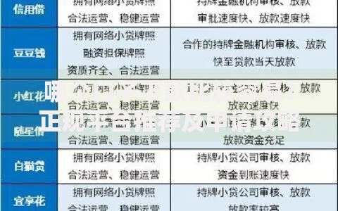 哪个口子下款比较容易？正规平台推荐及申请攻略