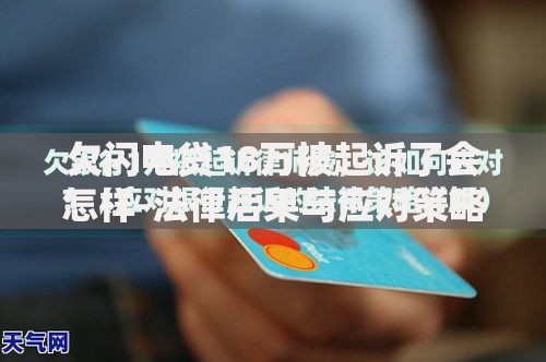 欠闪电贷18万被起诉了会怎样-法律后果与应对策略解析