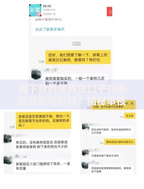 能下款的黑网贷口子有哪些风险与陷阱?揭秘审核内幕 能下款的黑网贷口子有哪些风险与陷阱?揭秘审核内幕