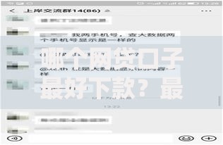 哪个网贷口子最好下款？最新审核通过率排名解析