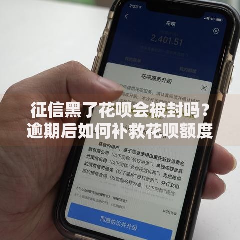 征信黑了花呗会被封吗？逾期后如何补救花呗额度