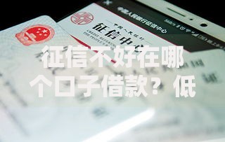 征信不好在哪个口子借款？低门槛平台选择技巧解析
