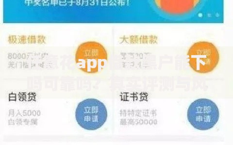 任意花app借款黑户能下吗可靠吗？真实评测与风险解析