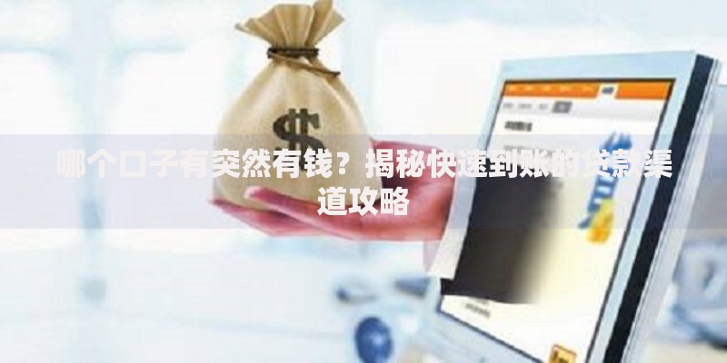 哪个口子有突然有钱？揭秘快速到账的贷款渠道攻略