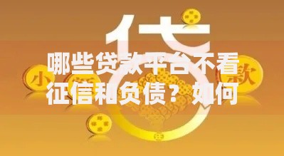 哪些贷款平台不看征信和负债？如何选择靠谱渠道