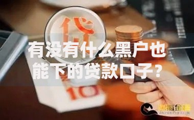 有没有什么黑户也能下的贷款口子？合规渠道与风险解析