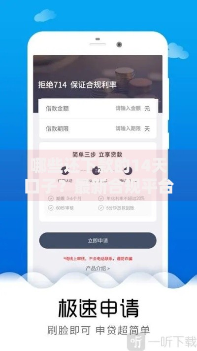 哪些还下款的14天口子？最新合规平台解析与申请指南