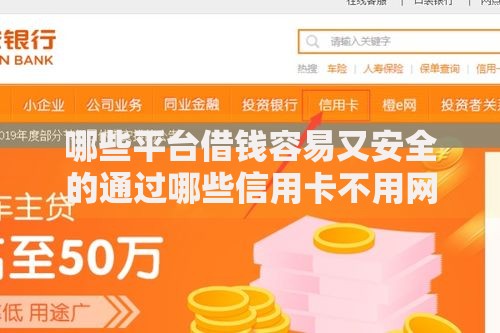 哪些平台借钱容易又安全的通过哪些信用卡不用网点激活