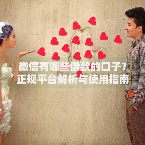 微信有哪些借款的口子？正规平台解析与使用指南