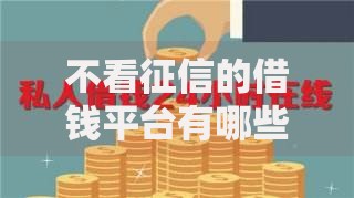 不看征信的借钱平台有哪些合规选择与风险分析