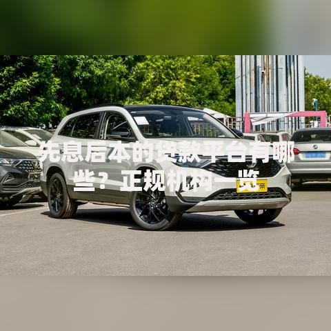 先息后本的贷款平台有哪些？正规机构一览