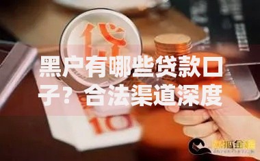 黑户有哪些贷款口子？合法渠道深度解析