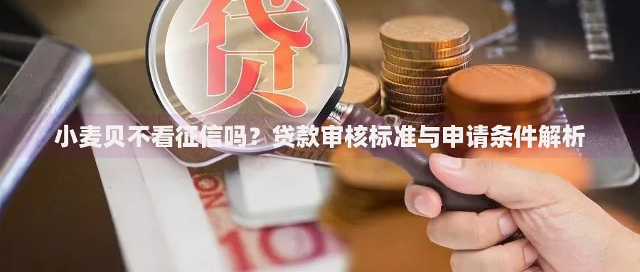 小麦贝不看征信吗？贷款审核标准与申请条件解析