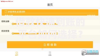 借款快速到账的平台如何选择？安全放款流程全解析