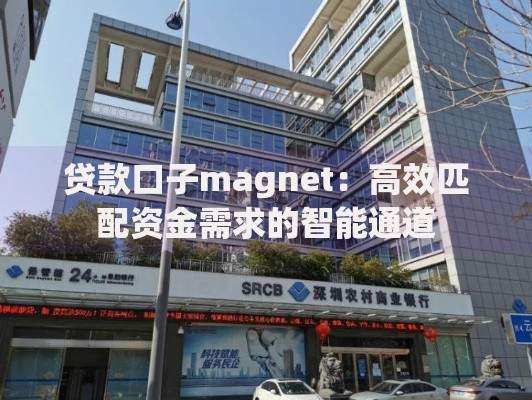 贷款口子magnet：高效匹配资金需求的智能通道