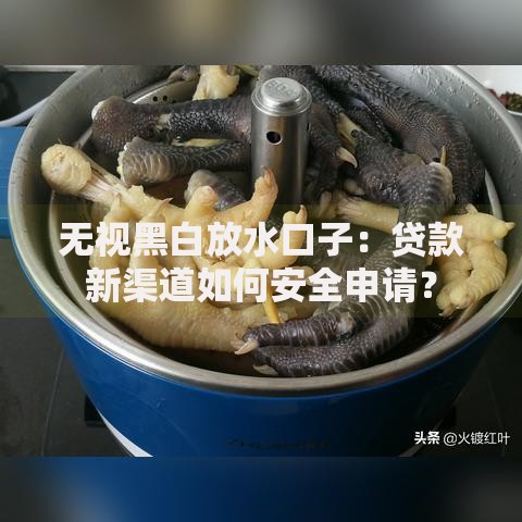 无视黑白放水口子:贷款新渠道如何安全申请? 无视黑白放水口子:贷款新渠道如何安全申请?