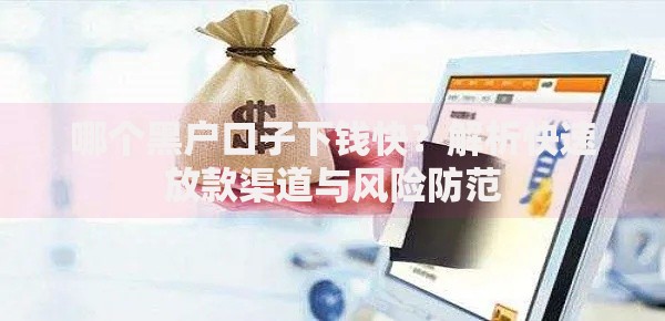 哪个黑户口子下钱快？解析快速放款渠道与风险防范