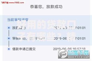 好用的贷款口子有哪些？精选正规渠道解析