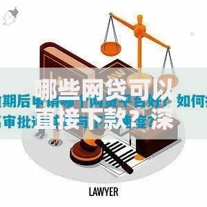 哪些网贷可以直接下款？深度解析正规平台与快速审批流程