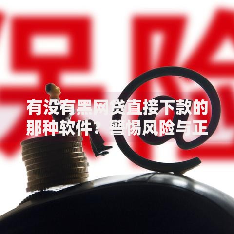 有没有黑网贷直接下款的那种软件？警惕风险与正规渠道解析
