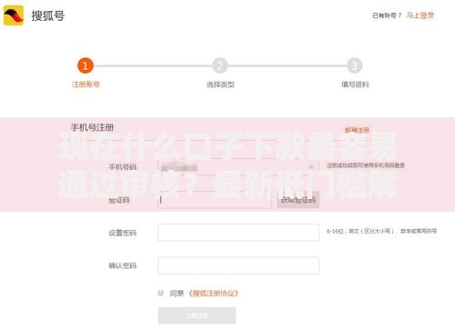 现在什么口子下款最容易通过审核？最新低门槛解析