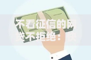 不看征信的网贷不拒绝：快速借款渠道深度解析