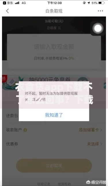 衣食贷app下载不了怎么回事？下载失败原因及解决方法