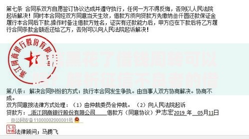 征信黑花了借钱周转可以吗？解析征信不良者的借贷选择
