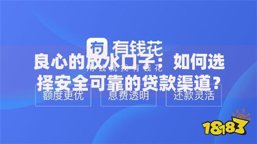 良心的放水口子：如何选择安全可靠的贷款渠道？
