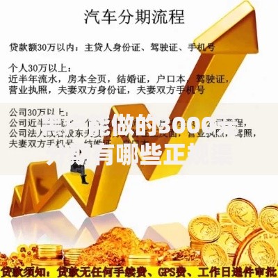 黑户能做的3000元分期有哪些正规渠道可选