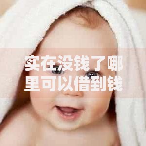 实在没钱了哪里可以借到钱？5种正规渠道深度解析