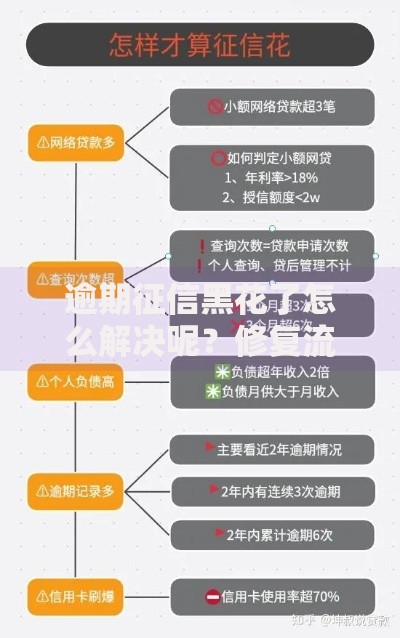 逾期征信黑花了怎么解决呢?修复流程与信用恢复方案解析 逾期征信黑花了怎么解决呢?修复流程与信用恢复方案解析