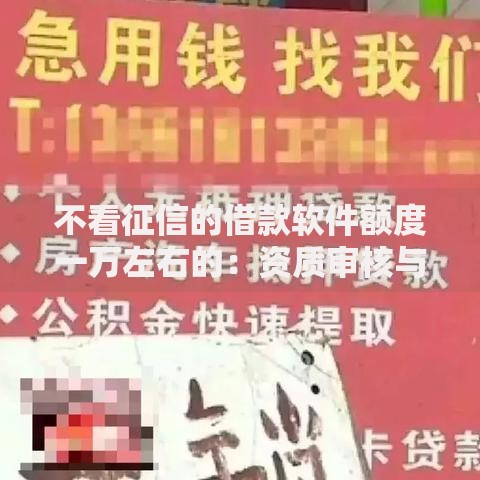 不看征信的借款软件额度一万左右的：资质审核与风险解析