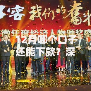 12月哪个口子还能下款？深度解析最新贷款渠道