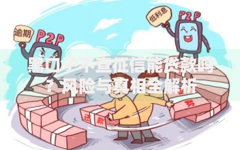 黑口子不查征信能贷款吗?风险与真相全解析 黑口子不查征信能贷款吗?风险与真相全解析