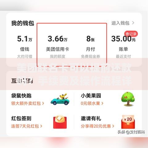 美团联名卡可以提前还款吗？手续费及操作流程详解