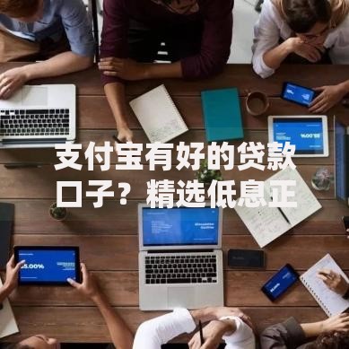 支付宝有好的贷款口子？精选低息正规渠道解析