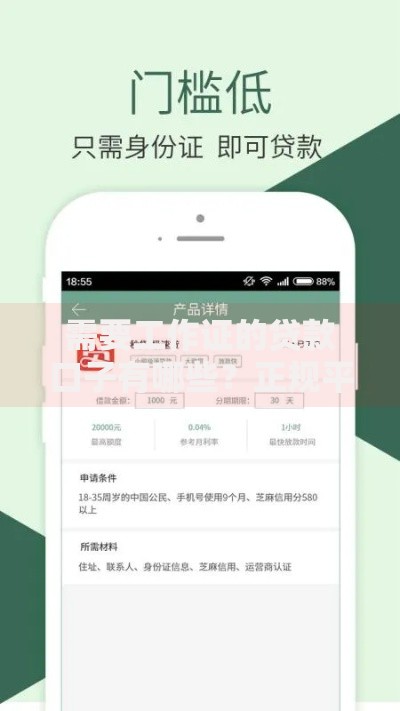 需要工作证的贷款口子有哪些？正规平台申请条件解析