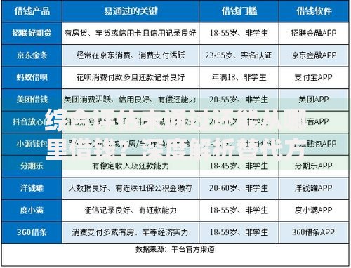 综合评估未通过还能从哪里借钱？深度解析替代方案