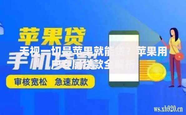 无视一切是苹果就能贷？苹果用户专属贷款全解析