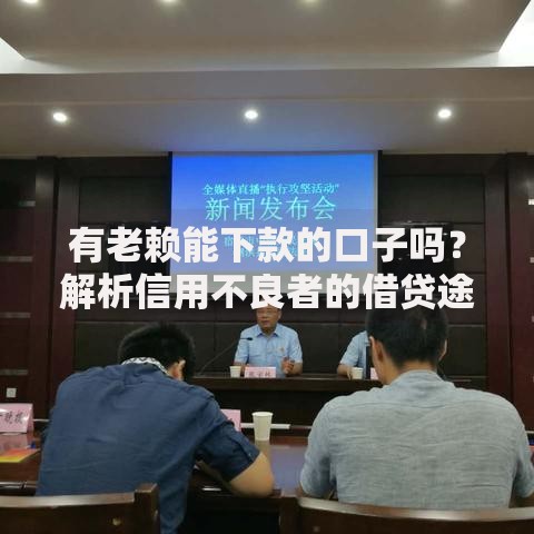 有老赖能下款的口子吗？解析信用不良者的借贷途径