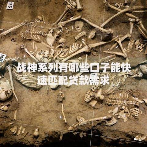 战神系列有哪些口子能快速匹配贷款需求