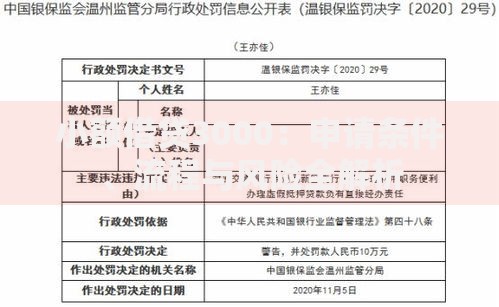 小额借贷3000：申请条件、流程与风险全解析