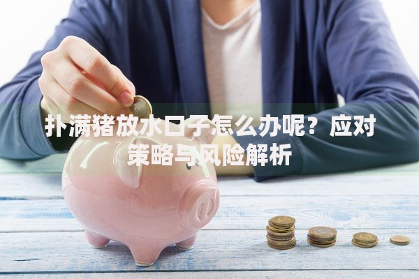 扑满猪放水口子怎么办呢？应对策略与风险解析