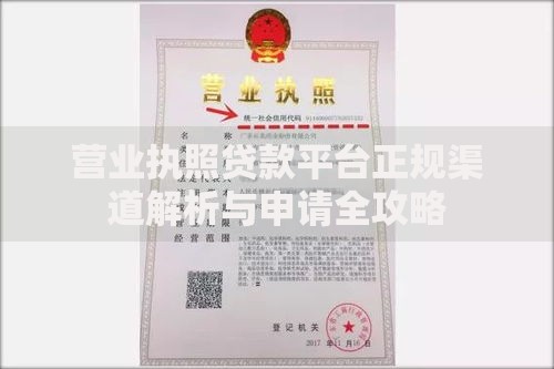 营业执照贷款平台正规渠道解析与申请全攻略